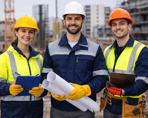 uniformes de trabajo para construcción con ropa laboral de alta visibilidad y seguridad
