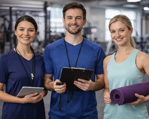 ropa laboral para gimnasios y centros deportivos con uniformes cómodos para equipos